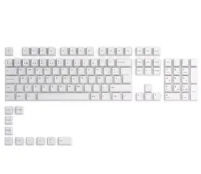 Glorious vymeniteľné klávesy GPBT ES Arctic White / 115 ks / ES layout / Cherry MX(+)