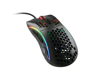 Glorious Model D matná čierna / herná myš / 12000 DPI / 6 programovateľných tlačidiel / RGB / 2m