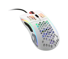 Glorious Model D matná biela / herná myš / 12000 DPI / 6 programovateľných tlačidiel / RGB / 2m