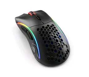 Glorious Model D Wireless matná čierna / herná bezdrôtová myš / 19000 DPI / 6 programovateľných tlačidiel / RGB