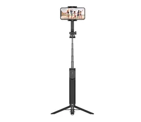 FIXED Snap XL Selfie stick s tripodom a bezdrôtovou spúšťou čierna / 1/4" skrutka
