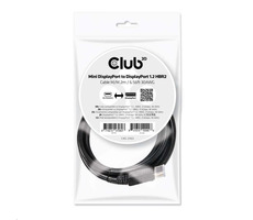 CLUB3D CAC-2163 kábel Mini displayPort 1.2 M/M čierna 2m / 4K 60Hz