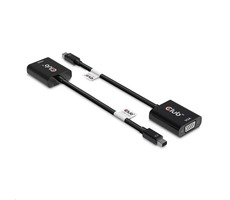 CLUB3D CAC-2113 aktívna redukcia Mini DisplayPort na VGA M/F čierna / FHD 60Hz