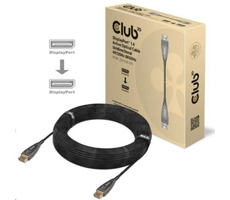 CLUB3D CAC-1079 aktívny kábel DisplayPort 1.4 M/M čierna 20m / 8K 60Hz