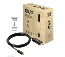 CLUB3D CAC-1334 aktívny kábel HDMI na USB-C M/M čierna 1.8m / 4K 60Hz