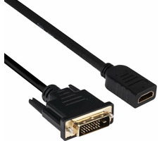 CLUB3D CAC-1211 kábel DVI-D na HDMI 1.4 M/F čierny 2m / obojsmerný