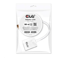 CLUB3D CAC-2003 aktívny adaptér DisplayPort na VGA / FHD 60Hz