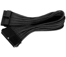 SilverStone 24-pin ATX kábel 30cm čierna / predlžovací / individuálne opletené káble