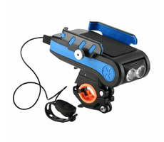 Orava ET3-E067-1 / Svetlo na bicykel / 3 režimy svietenia / powerbank / klaksón