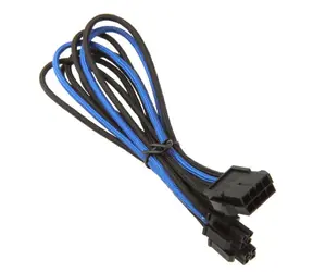 SilverStone kábel 8-pin EPS > 4+4-pin ATX/EPS 30 cm čierno-modrá