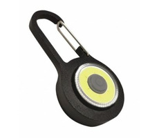 Orava LL-6 Black / Karabinka s LED svetlom / 3 režimy svietenia