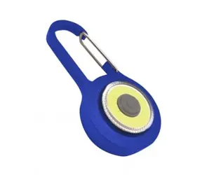 Orava LL-6 Blue / Karabinka s LED svetlom / 3 režimy svietenia