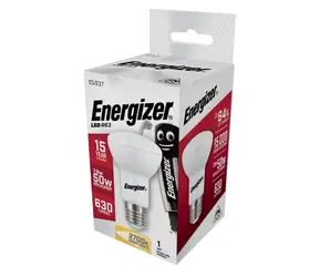Energizer S9015 LED reflektorová žiarovka 9.5W / pätica E27 / 2700K / 600lm / 15000h 