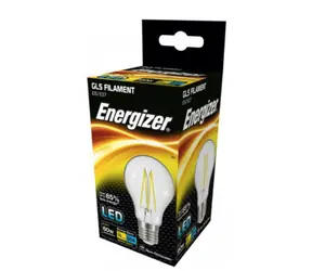 Energizer S12865 Filament Clear žiarovka 6.2W / pätica E27 / 2700K / 806lm / 15000h