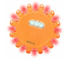 TELLUR Signalizačné LED svetlo / 3x AAA / Magnetické