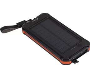 Sandberg 3in1 Solar Powerbank 10000 mAh čierna / 5V 2A / USB A & USB-C