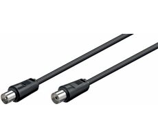 MicroConnect koaxiálny kábel MF 75 Ohm 1.5m čierna
