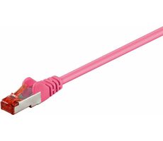 MicroConnect CAT6 F/UTP 3M ružová / PVC