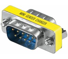 MicroConnect Mini Gender adaptér DB9 M/M