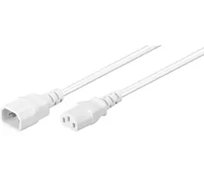 MicroConnect Power Cord C14 - C13 0.5m biela