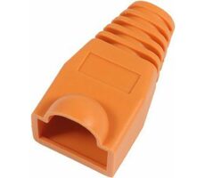 MicroConnect Kryt konektora RJ45 oranžová / 50ks