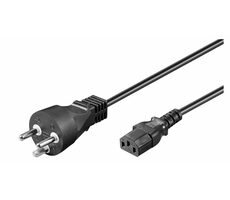 MicroConnect Power Cord DK Typ-K - C13 1.8m čierna