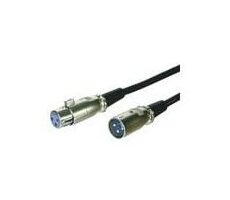 MicroConnect XLR kábel XLR (M) - XLR (F) 1m čierna