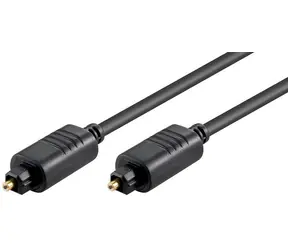 MicroConnect Toslink optický kábel 1m čierna 