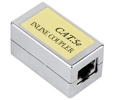 MicroConnect Modular adaptér CAT5e RJ45 F/F strieborná