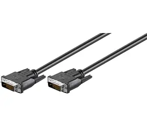 MicroConnect Kábel DVI-D (24+1) Dual Link 1m čierna