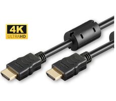 MicroConnect Prepojovací kábel HDMI 1.4 (M) - HDMI 1.4 (M) 1.5m čierna / Feritové jadrá
