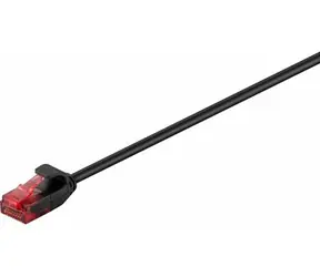 MicroConnect CAT6 U/UTP SLIM 7.5m čierna