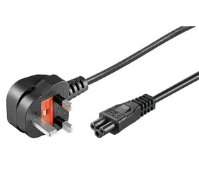 MicroConnect Power Cord UK Typ G - C5 2m čierna