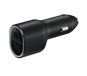 SAMSUNG Duálna autonabíjačka 40W čierna / USB &amp; USB-C
