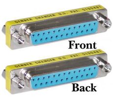 MicroConnect Mini Gender adaptér HD25 F/F