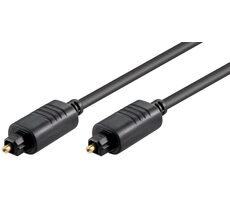 MicroConnect Toslink optický kábel 2m čierna 