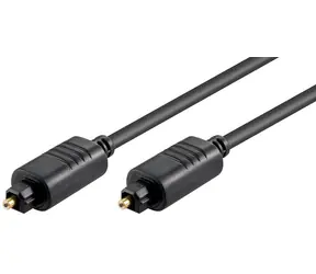 MicroConnect Toslink optický kábel 2m čierna 