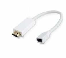 MicroConnect Adaptér HDMI (M) - miniDP (F) 0.1m biela