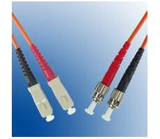 MicroConnect Optical Fibre Cable ST/SC Multimode duplex OM1 2m oranžová
