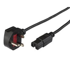 MicroConnect Power Cord UK Typ G - C15 2m čierna