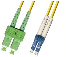 MicroConnect Optical Fibre Cable SC/LC Singlemode duplex OS2 5m žltá