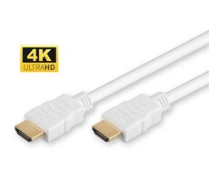 MicroConnect Prepojovací kábel HDMI 1.4 (M) - HDMI 1.4 (M) 5m biela