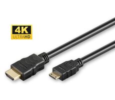 MicroConnect Kábel HDMI (M) - miniHDMI Typ C (M) 2m čierna