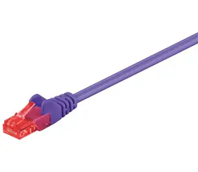 MicroConnect CAT6 U/UTP 20m fialová