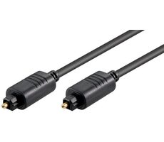 MicroConnect Toslink optický kábel 3M čierna 