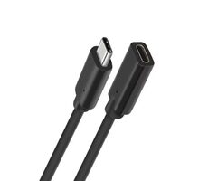 MicroConnect predlžovací kábel USB-C MF 1.5m čierna / 5000Mbit/s
