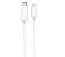 MicroConnect dátový kábel USB-C - Lightning 2m biela