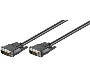 MicroConnect Kábel DVI-D (24+1) Dual Link 5m čierna