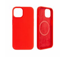 FIXED MagFlow Zadný kryt s podporou MagSafe pre Apple iPhone 14 červená