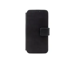 FIXED ProFit Kožené puzdro typu kniha pre Apple iPhone 14 Pro Max čierna